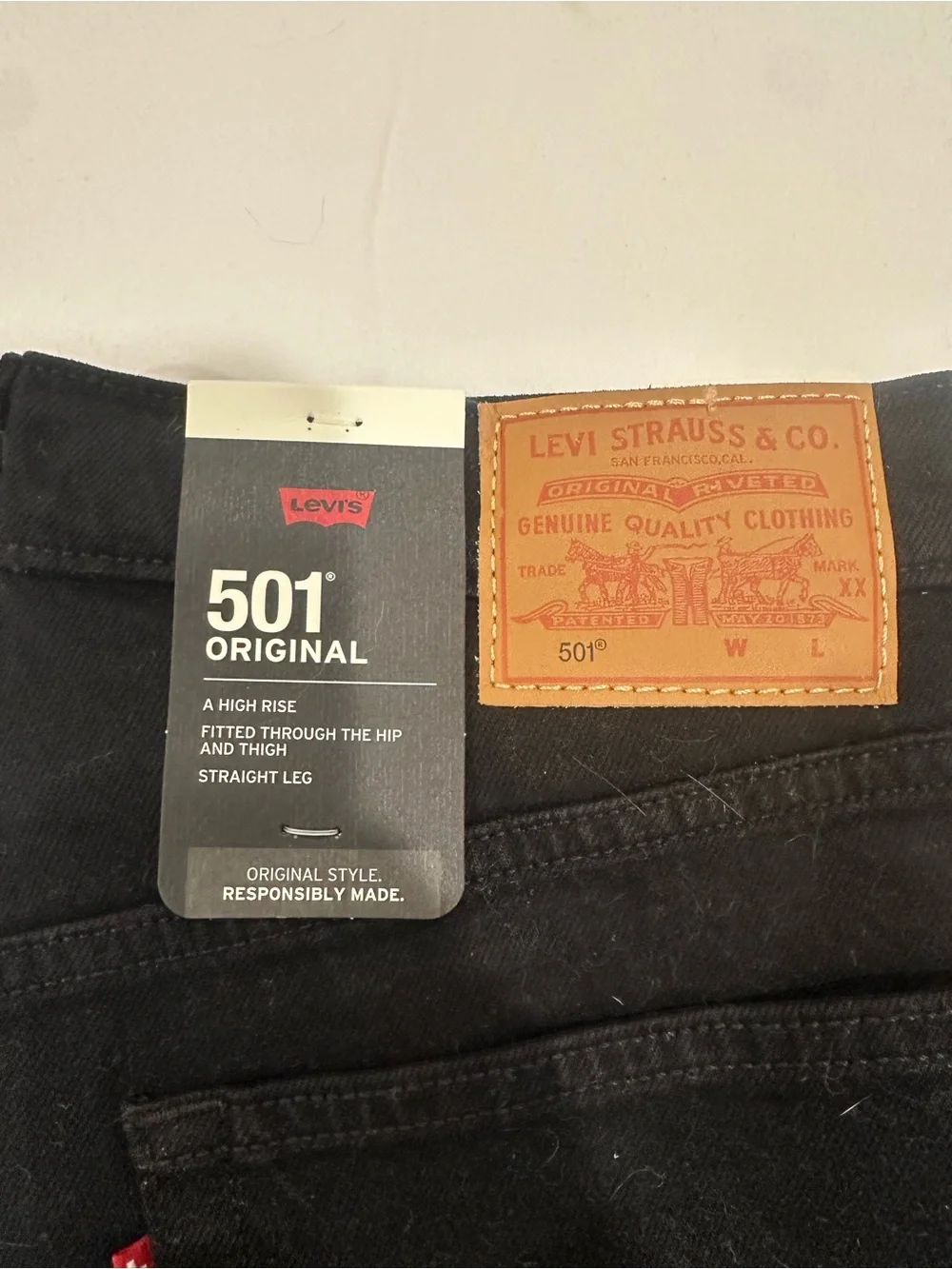 Levi's 501 Original Straight Women’s Jeans - Black
